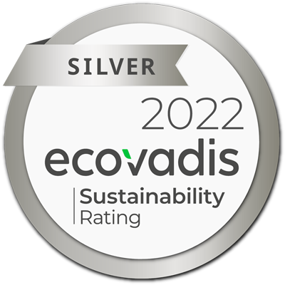 Logo Ecovadis- categorie Silver - 2022