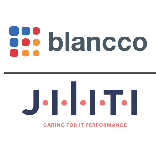 Image des logos Jiliti et logo Blancco