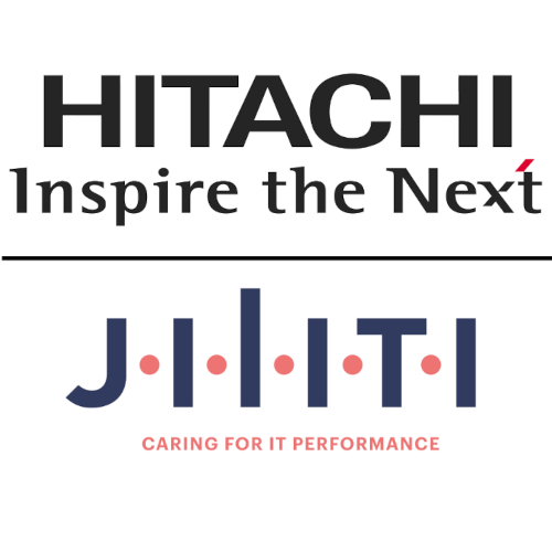 Logos de Jiliti et Hitachi Vantara​